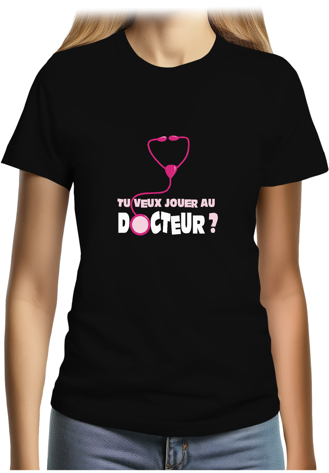 T-Shirt Femme Tu Veux Jouer Au Docteur ?
