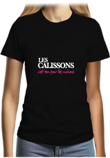 T-Shirt Femme Les Calissons C'est Bon Pour les nichons