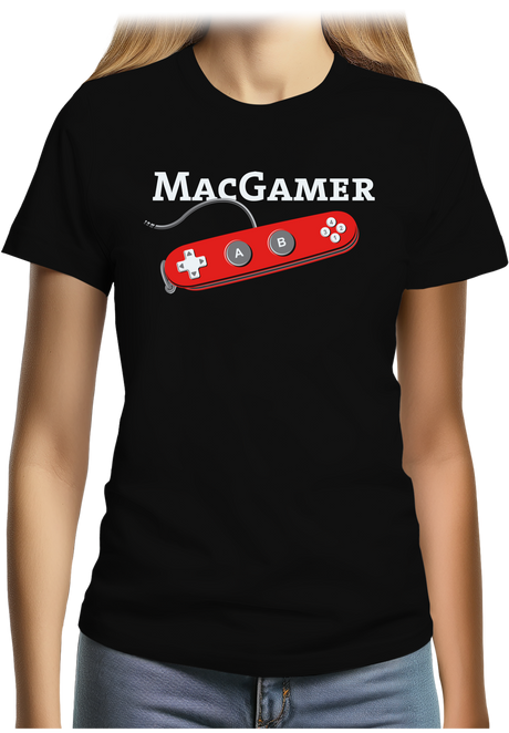 T-Shirt Femme La manette MacGamer