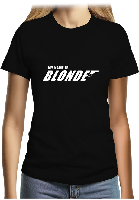 T-Shirt Femme My Name Is Blonde