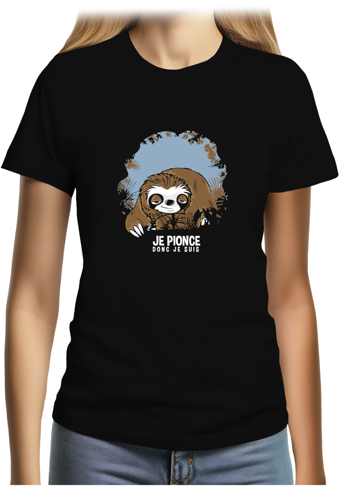 T-Shirt Femme Je pionce donc je suis