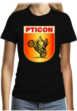 T-Shirt Femme Pticon la bière des motards fou