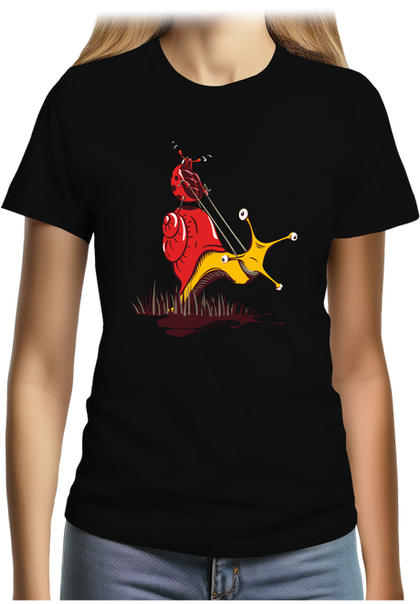 T-Shirt Femme Escargot Et Coccinelle