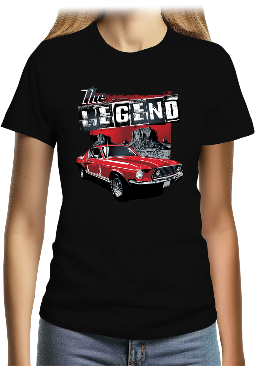 T-Shirt Femme Voiture The Fastback Legend