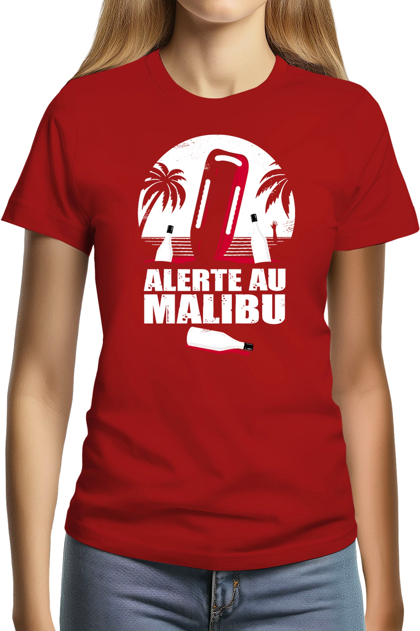 T-Shirt Femme Alerte au Malibu