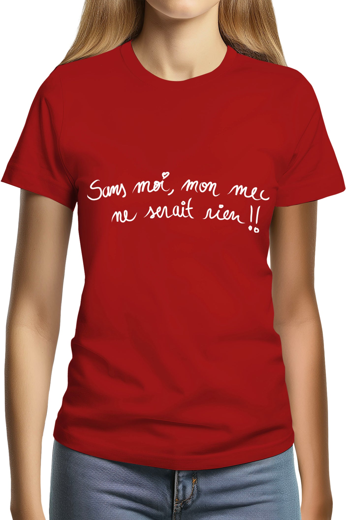 Tee-Shirt Femme Sans Moi, Mon Mec Blanc