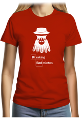 T-Shirt Femme Breaking Badminton