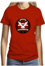 T-Shirt Femme Bad badminton university