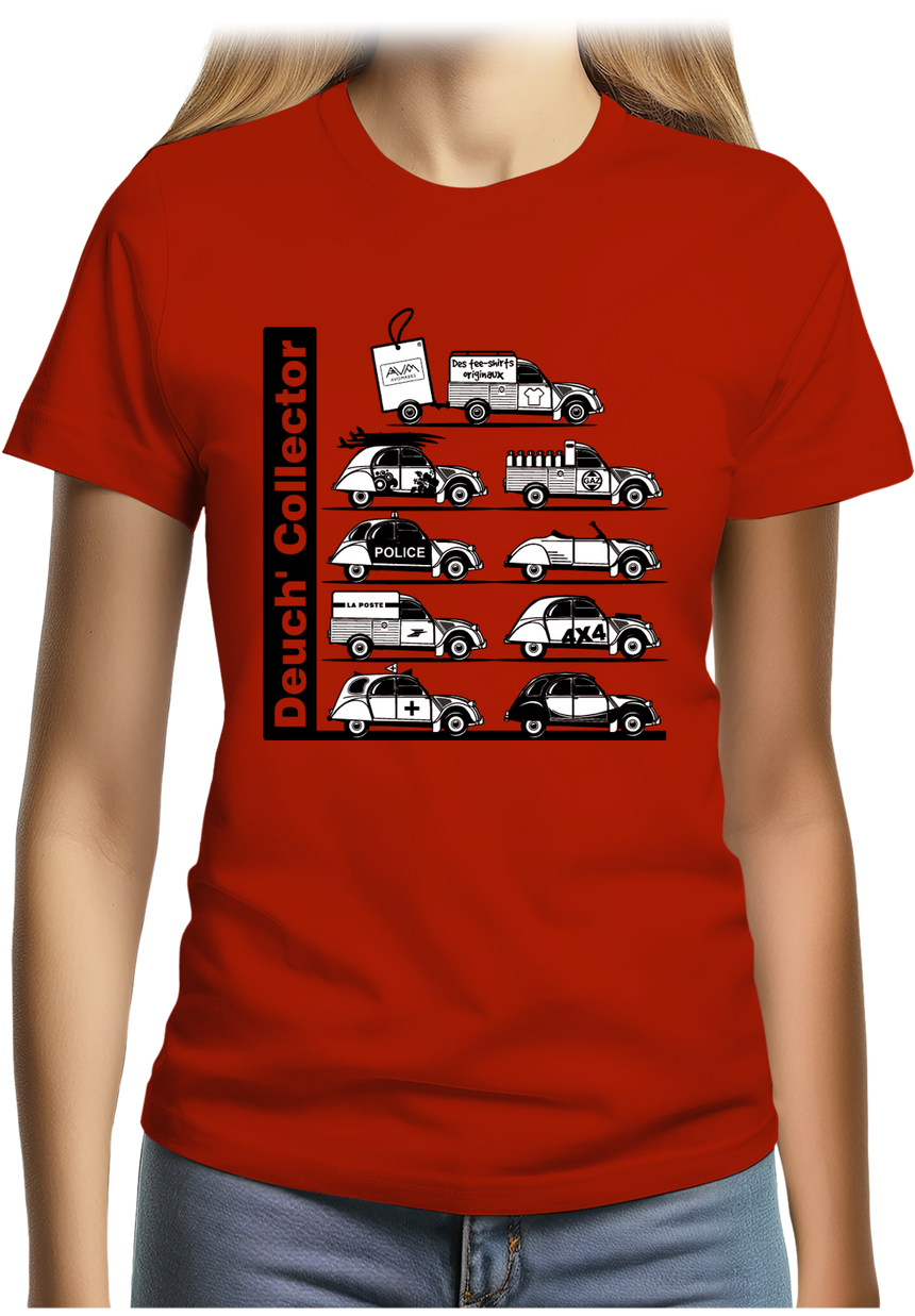 T-Shirt Femme Voiture 2CV Collector