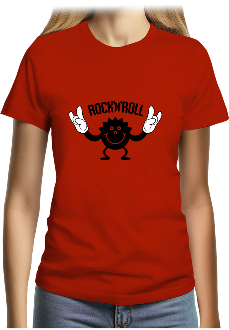 T-Shirt Femme Smile Rock'N'Roll