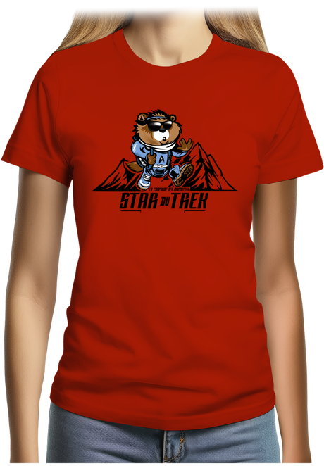 T-Shirt Femme La star du trek