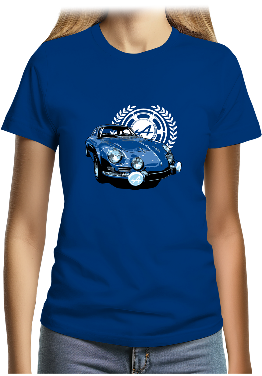 T-Shirt Femme Voiture Alpinette A310