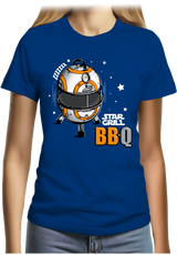 T-Shirt Femme BBQ Wars le retour de star grill