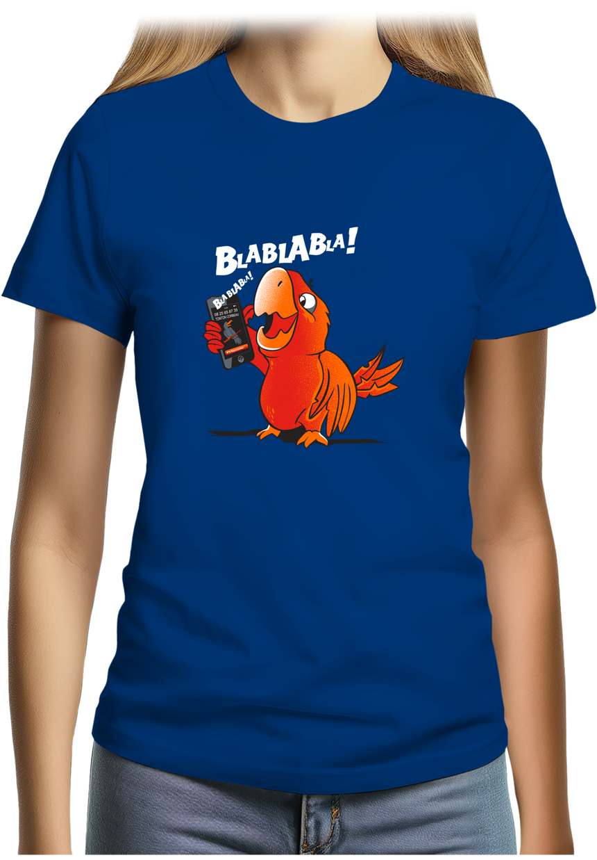T-Shirt Femme Blablabla dit coco le Perroquet