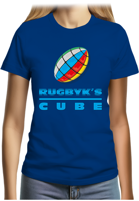 T-Shirt Femme Rugby cube
