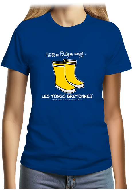 T-Shirt Femme Les Tongs Bretonnes
