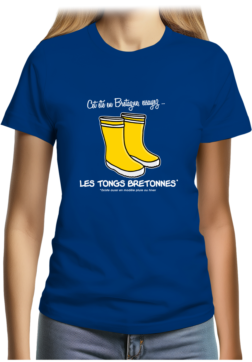 T-Shirt Femme Les Tongs Bretonnes