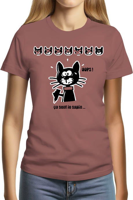 Tee-Shirt Femme Vie De Chat