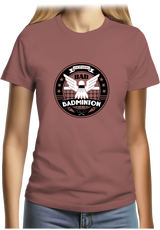 T-Shirt Femme Bad badminton university