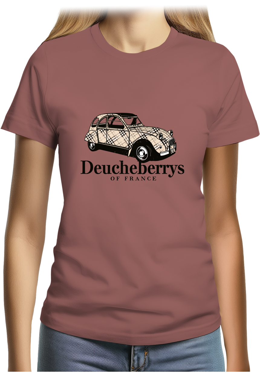 T-Shirt Femme Voiture 2CV Deuchberrys