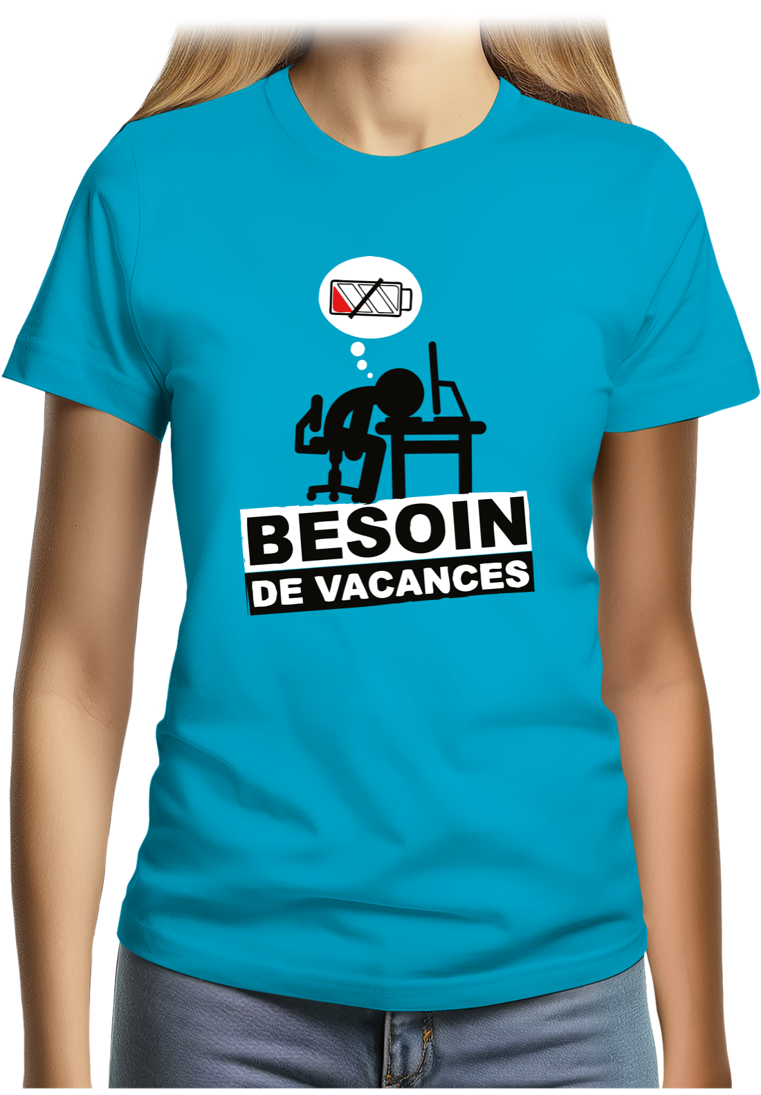 T-Shirt Femme Besoin de vacances