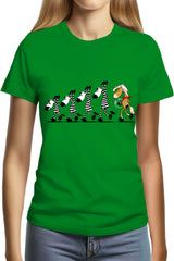 T-Shirt Femme Fin De Cavale zèbre et cheval