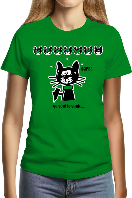 Tee-Shirt Femme Vie De Chat