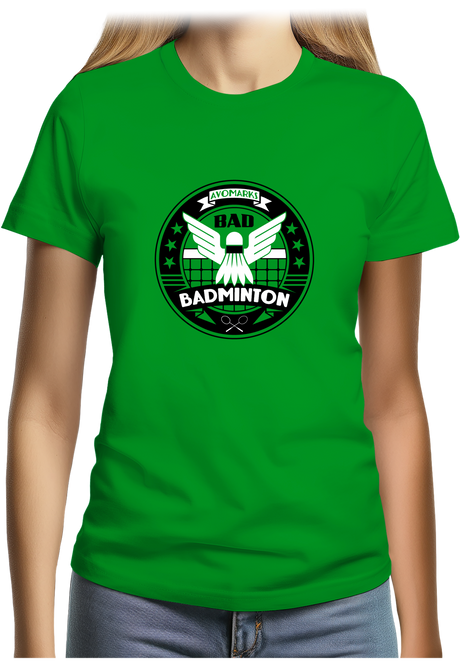 T-Shirt Femme Bad badminton university