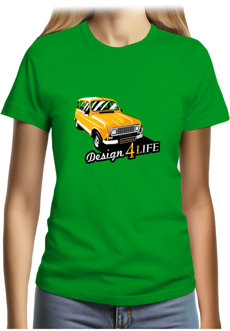 T-Shirt Femme Voiture Design 4L
