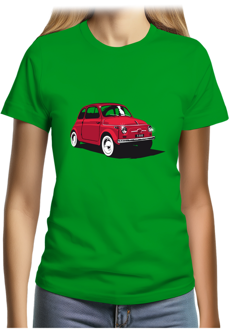 T-Shirt Femme Voiture Italienne 500 Luxe