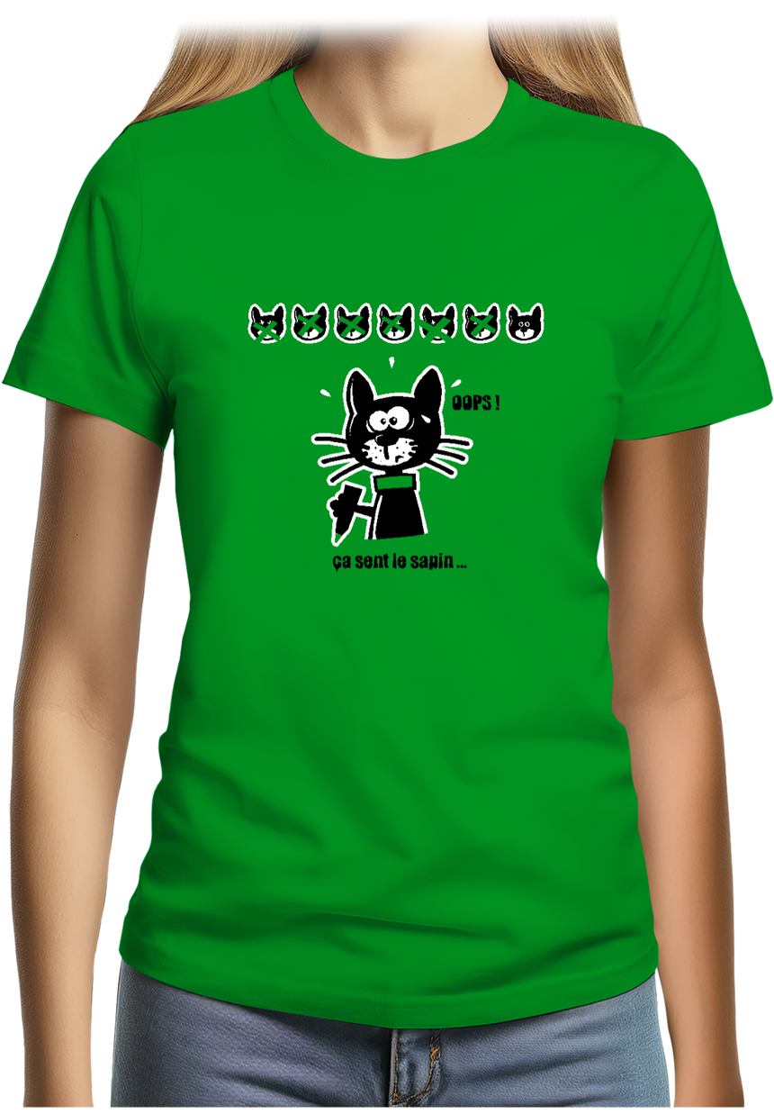 T-Shirt Femme Vie De Chat