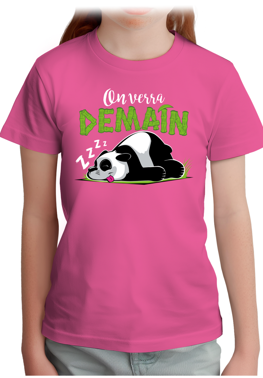 T-Shirt Femme On verra demain