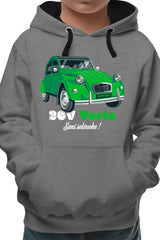 Sweat Enfant Deuch verte sans retouche