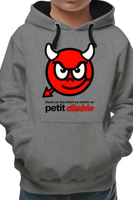 Sweat Enfant Dans ce tee shirt se cache un petit Diable