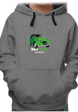 Sweat Enfant Deuch verte sans retouche