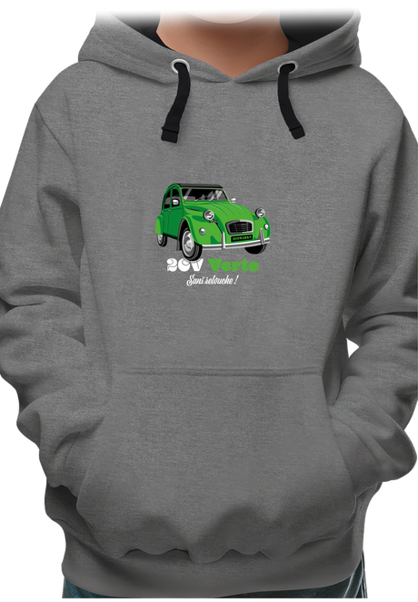 Sweat Enfant Deuch verte sans retouche