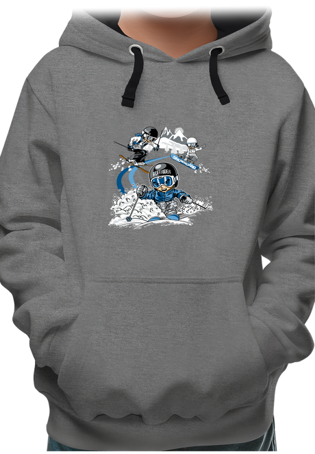 Sweat Enfant 3 garçons ski et surf