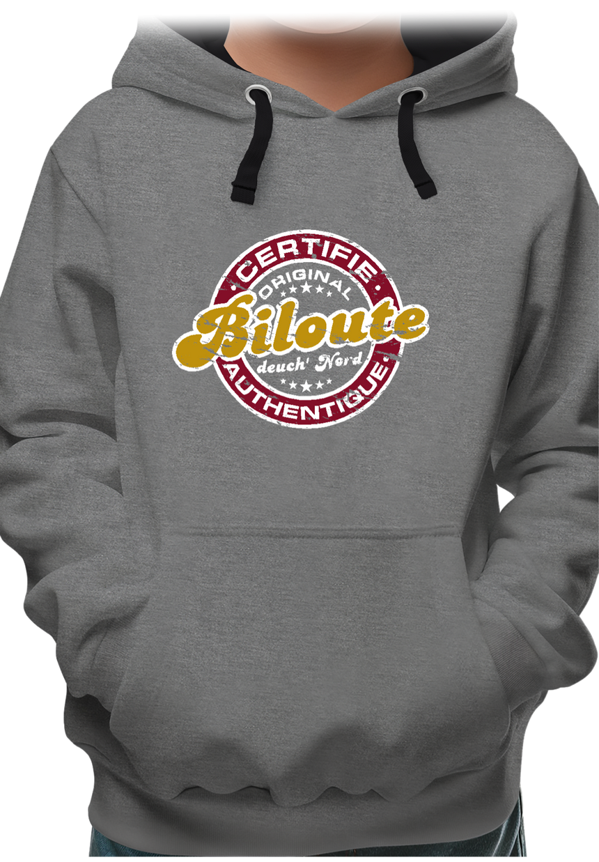 Sweat Enfant Certifié authentique biloute ch'ti