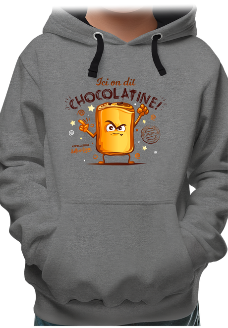 Sweat Enfant Ici on dit chocolatine !