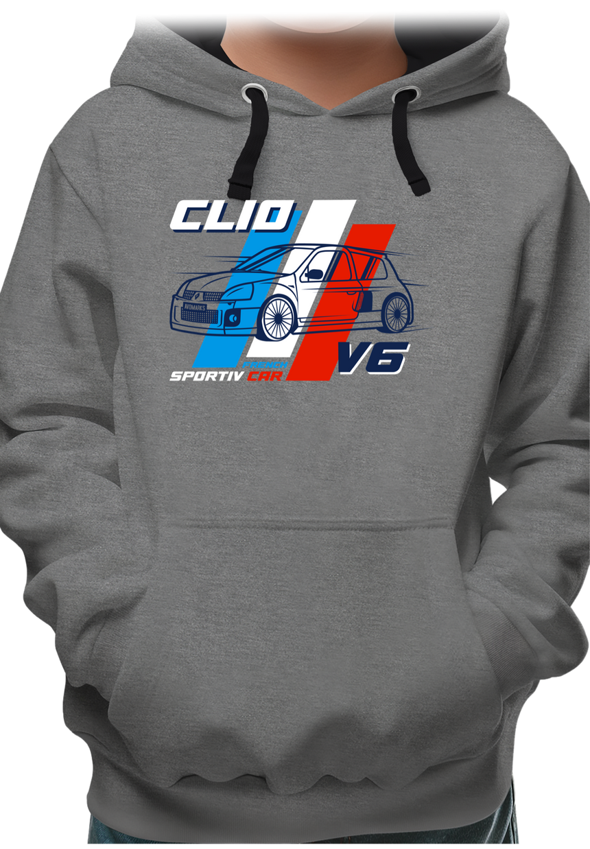 Sweat Enfant Voiture Française Clio V6