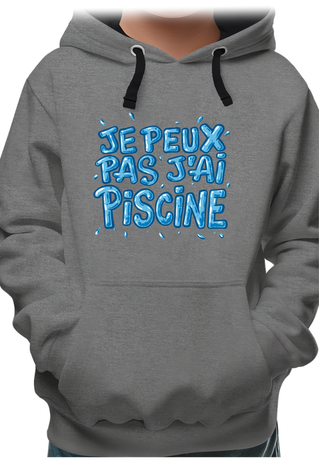 Sweat Enfant Je peux pas, j'ai piscine