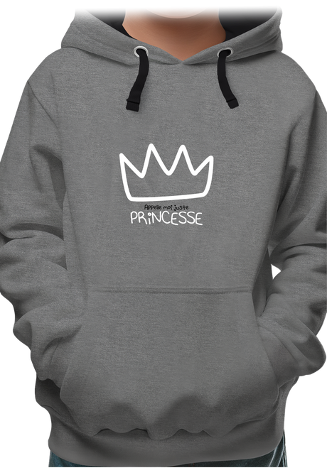 Sweat Enfant Appelle moi juste Princesse