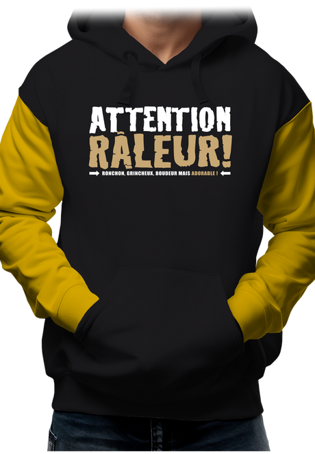 Sweat Adulte Attention raleur en bronze