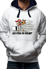 Sweat Adulte Les fous du Volant de badminton