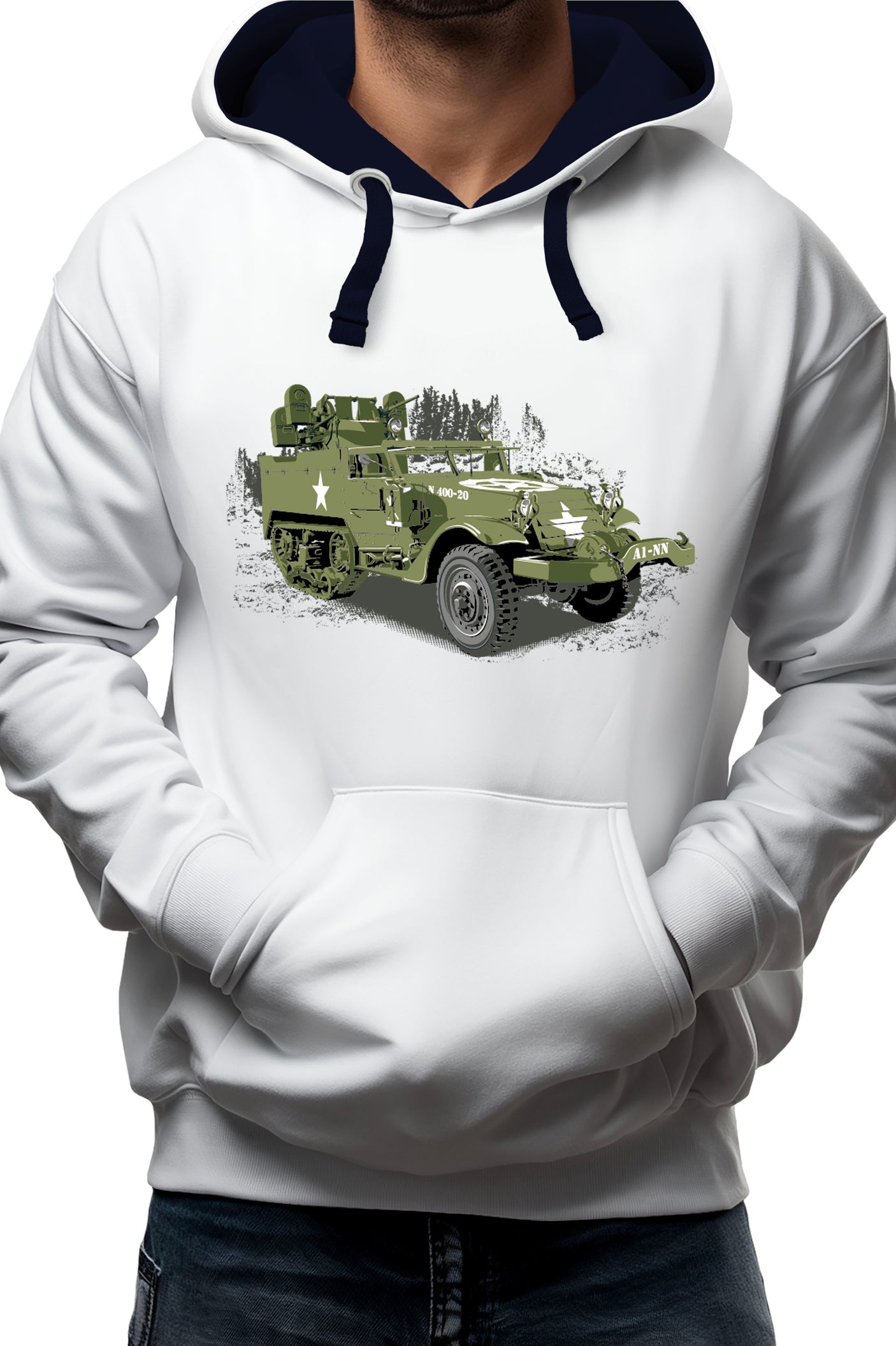 Sweat Adulte Vehicule de militaire