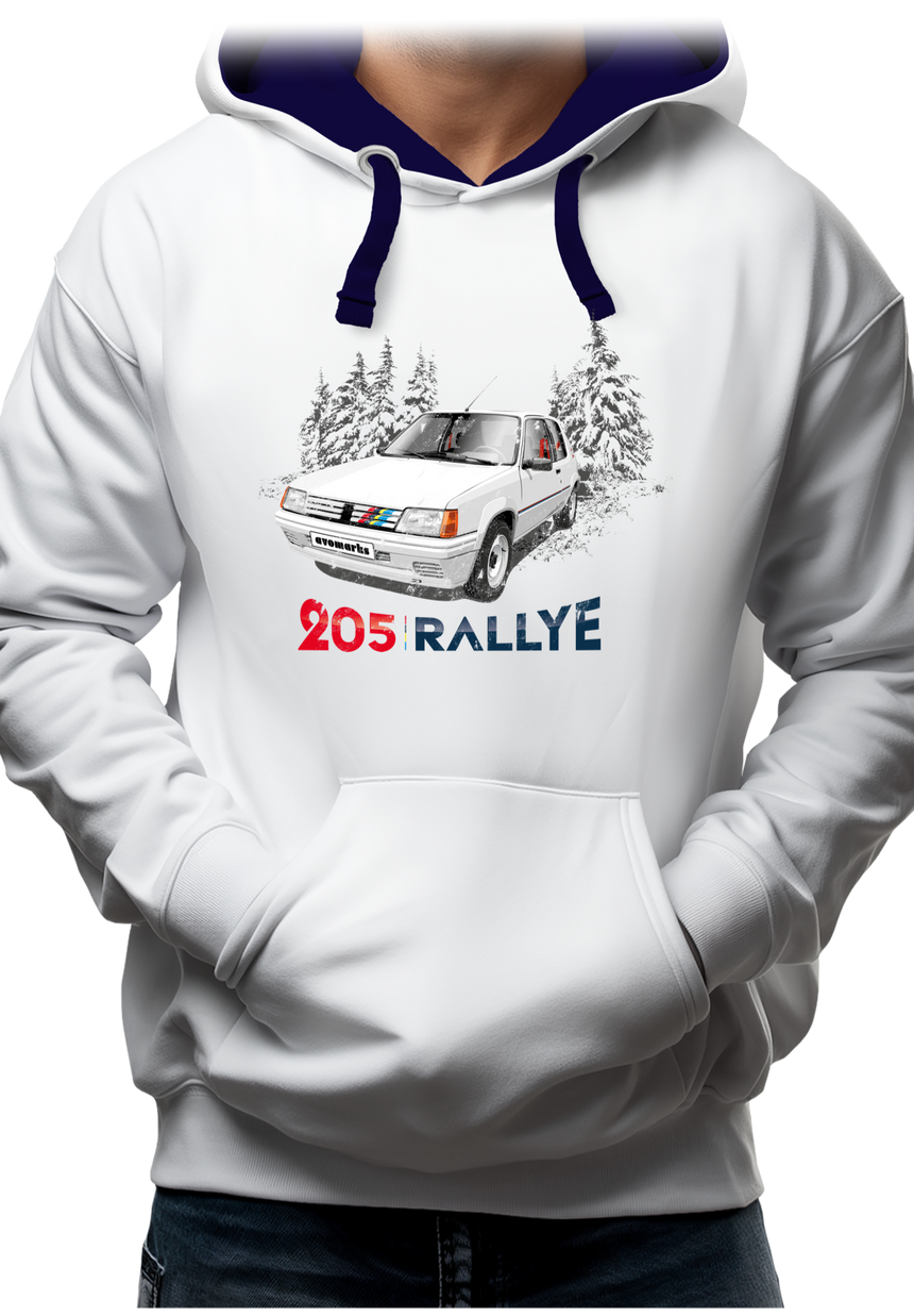 Sweat Adulte Voiture 205 Rallye