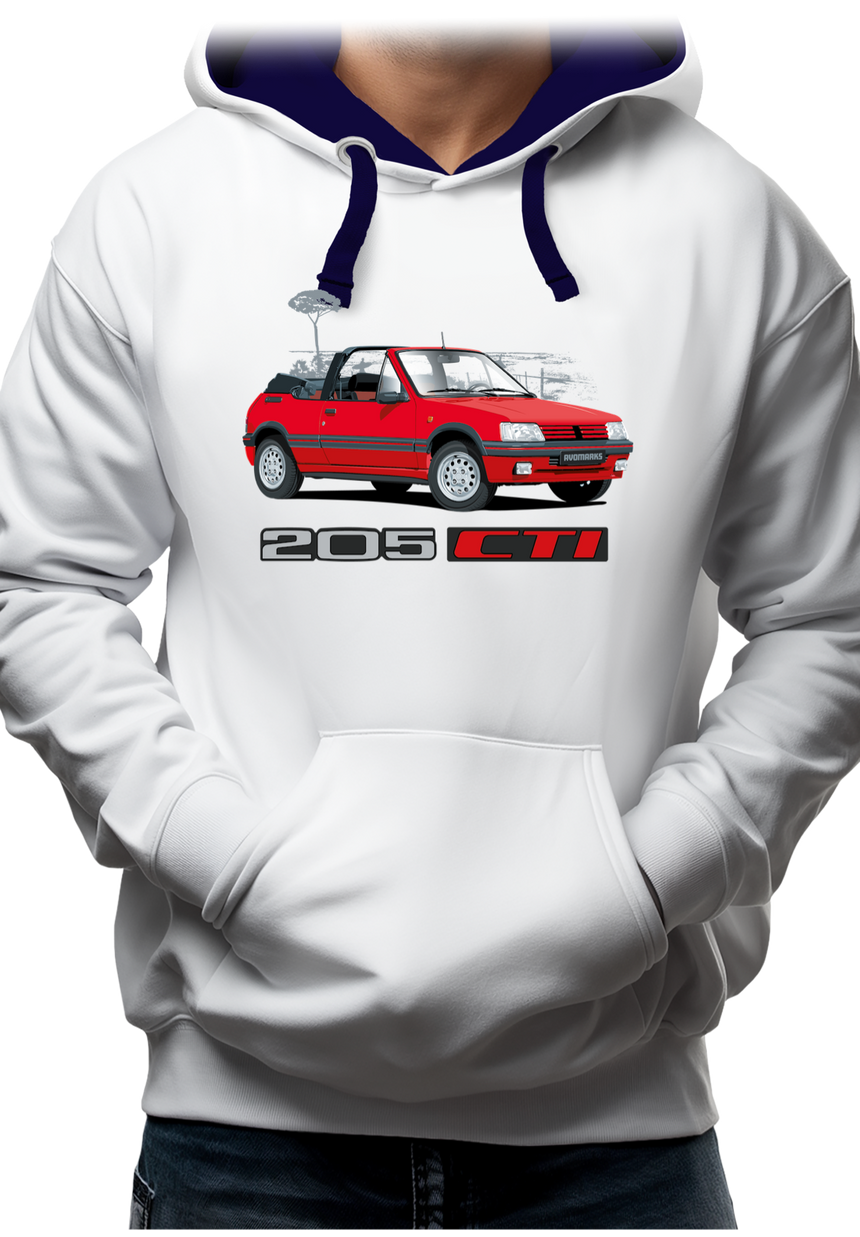 Sweat Adulte Voiture 205 CTI