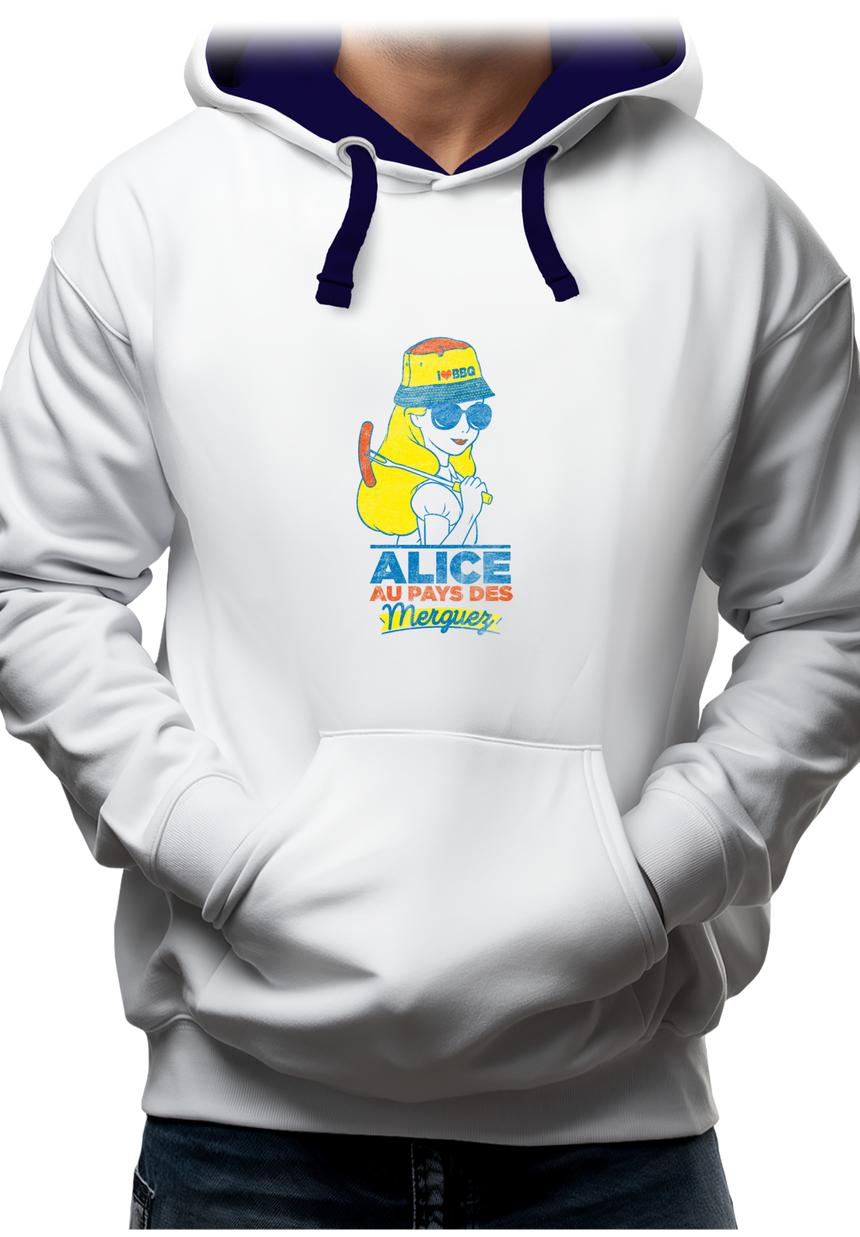 Sweat Adulte Alice au pays des merguez
