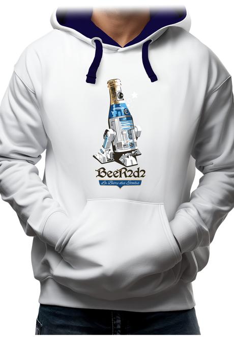 Sweat Adulte Beer2d2 la bière des étoiles