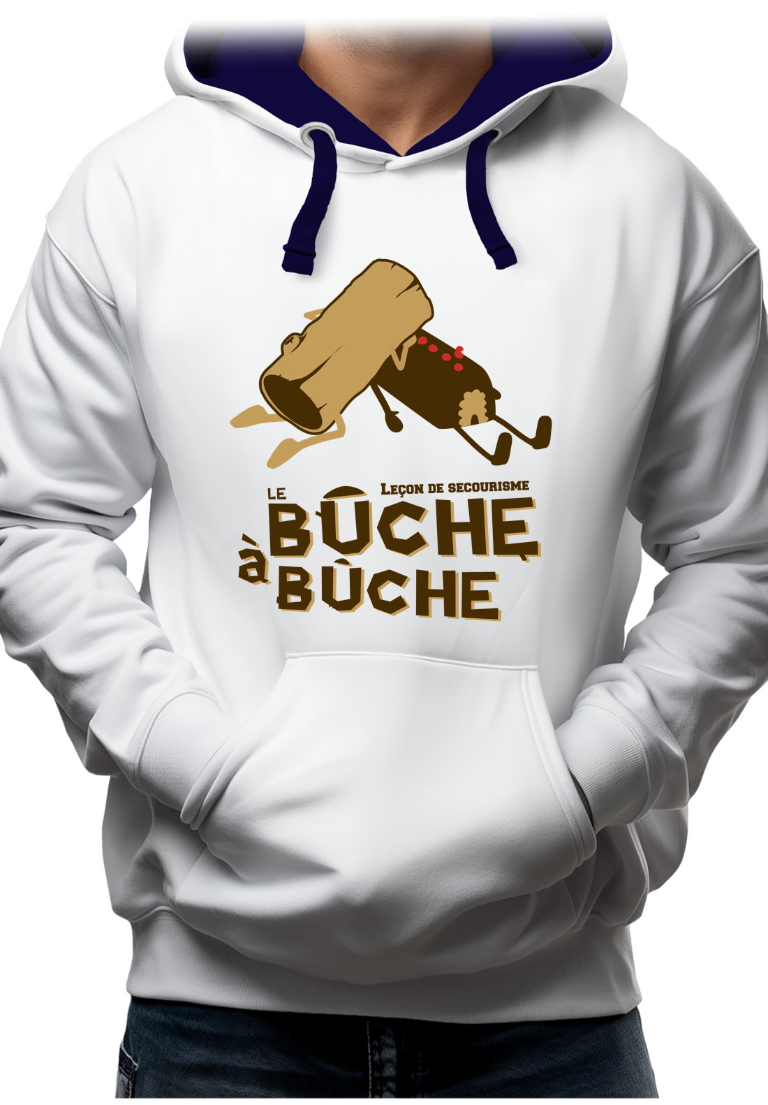 Sweat Adulte Le Bûche à Bûche